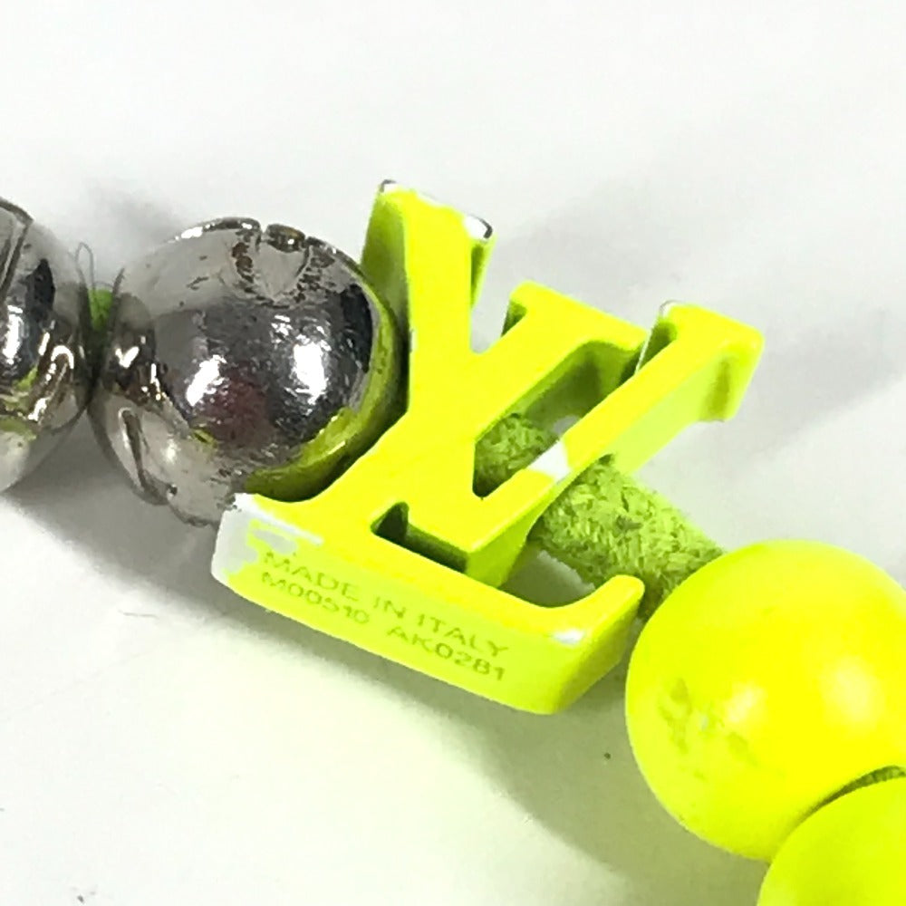 LOUIS VUITTON M00510 ブラスレ モノグラム ビーズ バングル アクセサリー ブレスレット メタル レディース イエロー