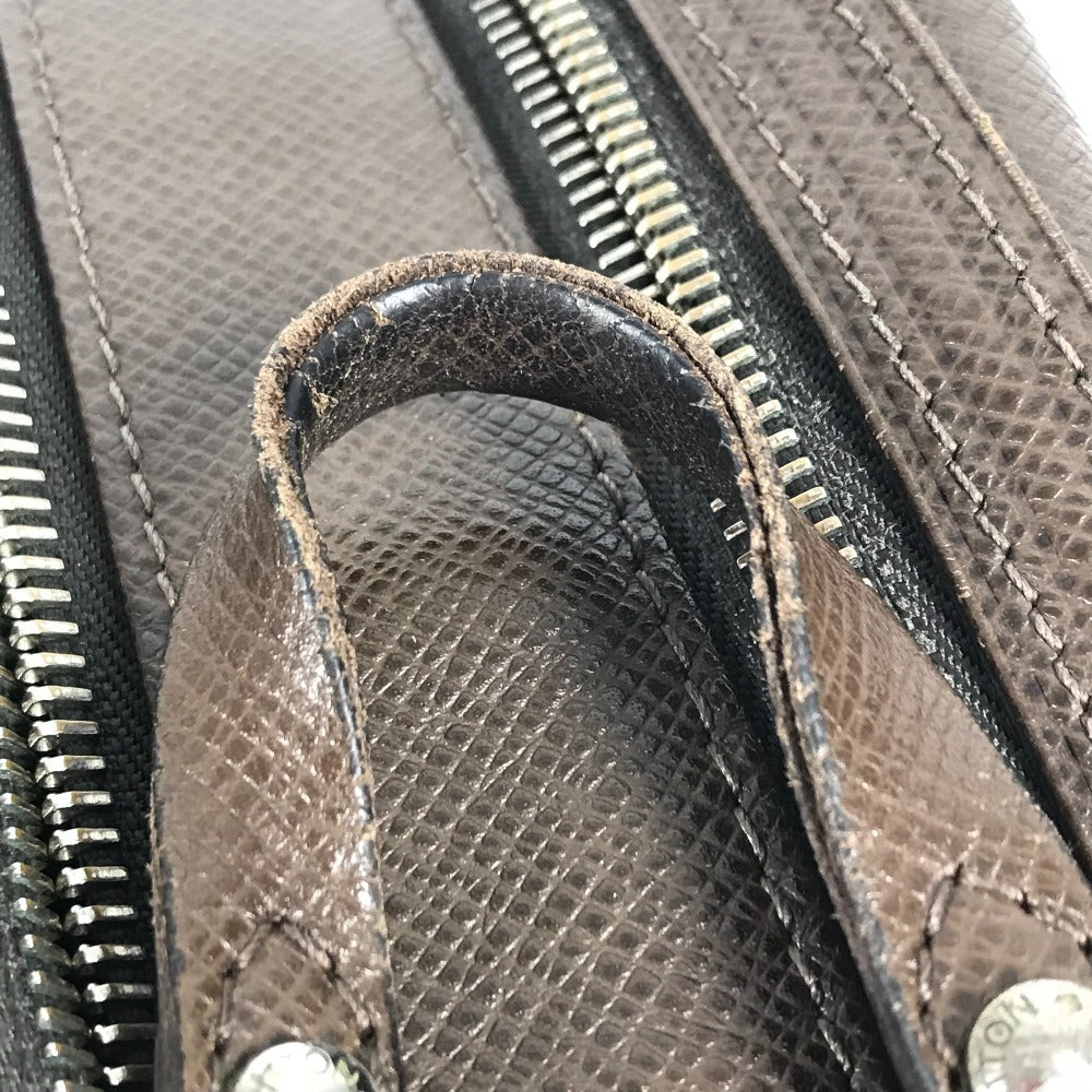 LOUIS VUITTON M32498 タイガ トゥルース イヴァン カバン セカンドバッグ ポーチ 持ち手つき セカンドバッグ タイガレザー ユニセックス グリズリ ブラウン