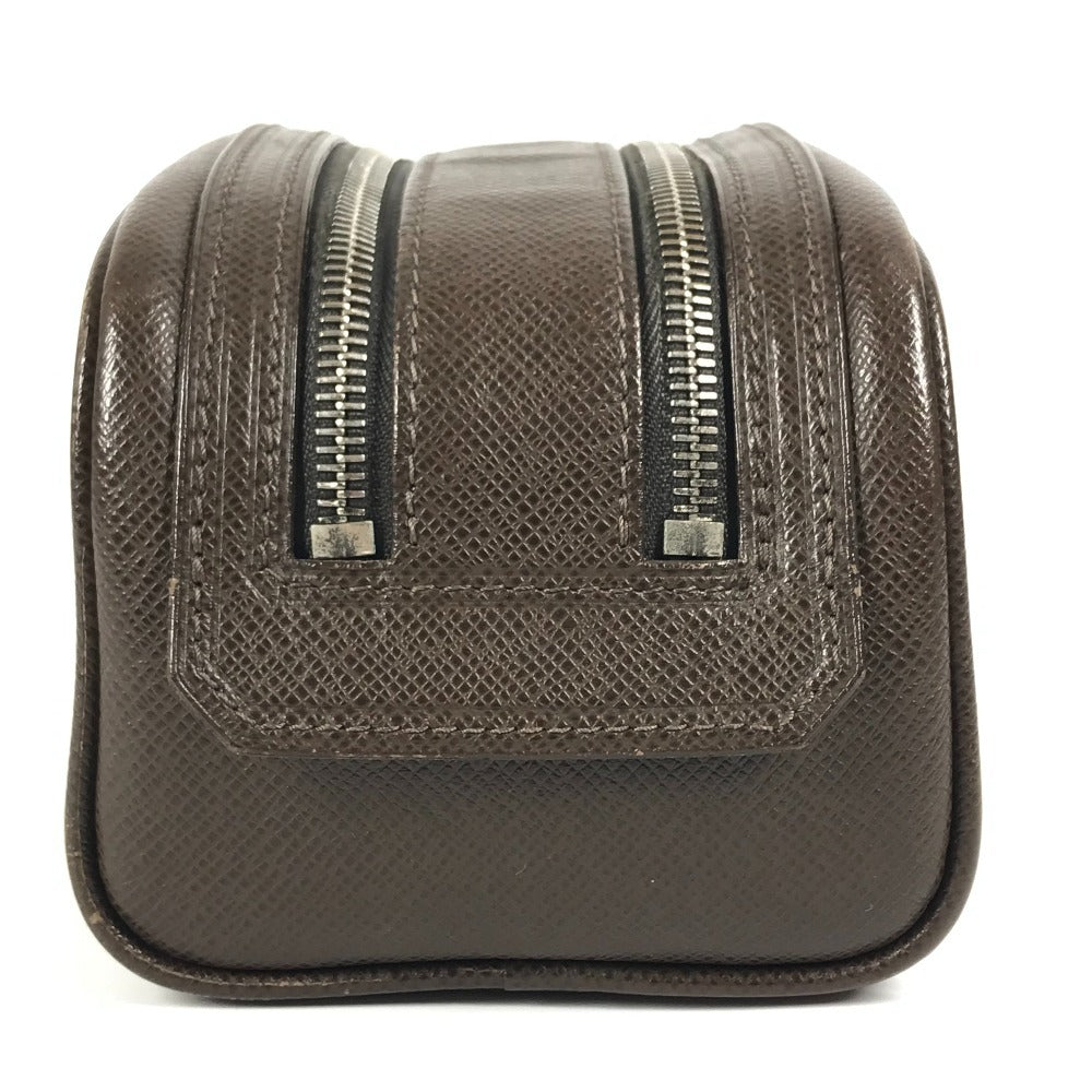 LOUIS VUITTON M32498 タイガ トゥルース イヴァン カバン セカンドバッグ ポーチ 持ち手つき セカンドバッグ タイガレザー ユニセックス グリズリ ブラウン