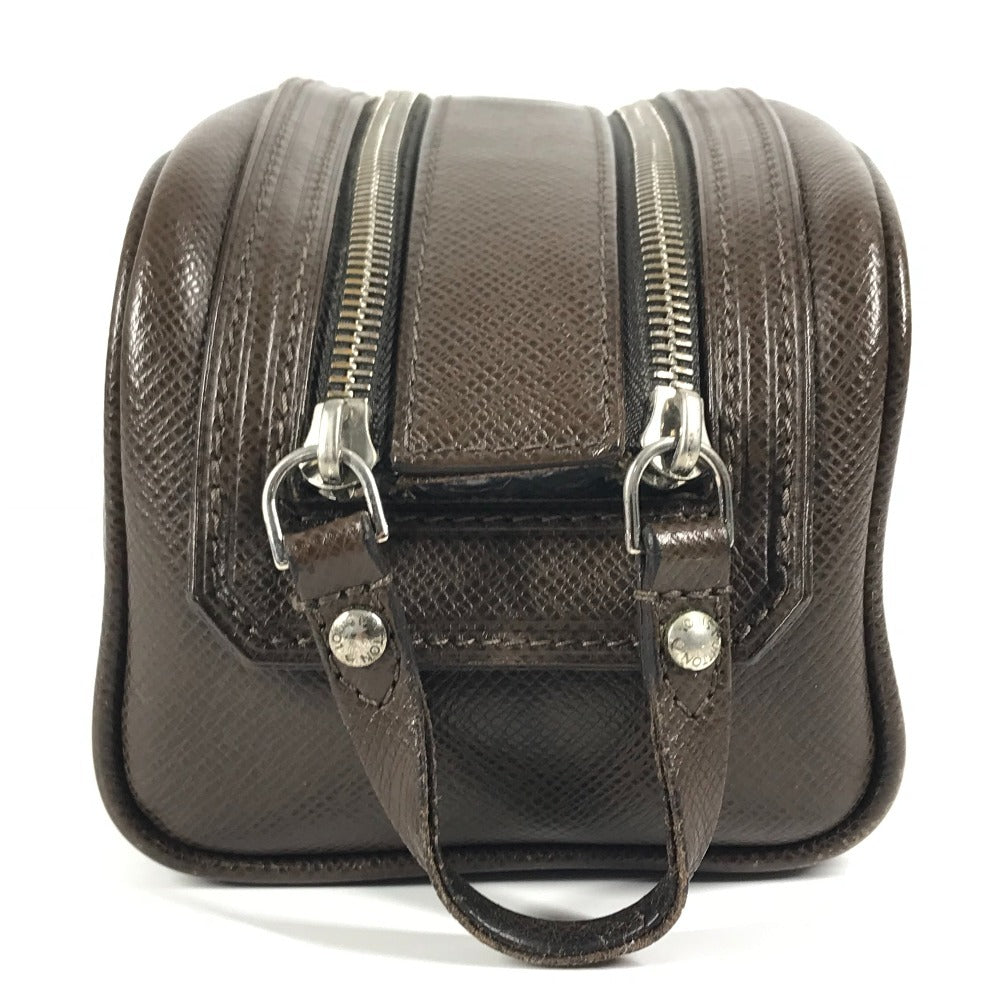 LOUIS VUITTON M32498 タイガ トゥルース イヴァン カバン セカンドバッグ ポーチ 持ち手つき セカンドバッグ タイガレザー ユニセックス グリズリ ブラウン