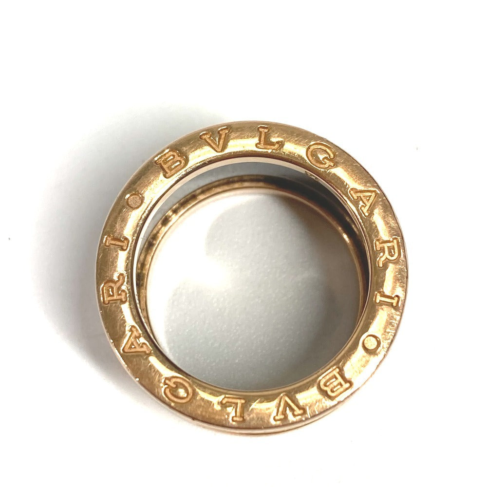 BVLGARI 3バンド ビーゼロワン B-ZERO1 アクセサリー ゴールド 金 リング・指輪 Au750 ユニセックス ブラック