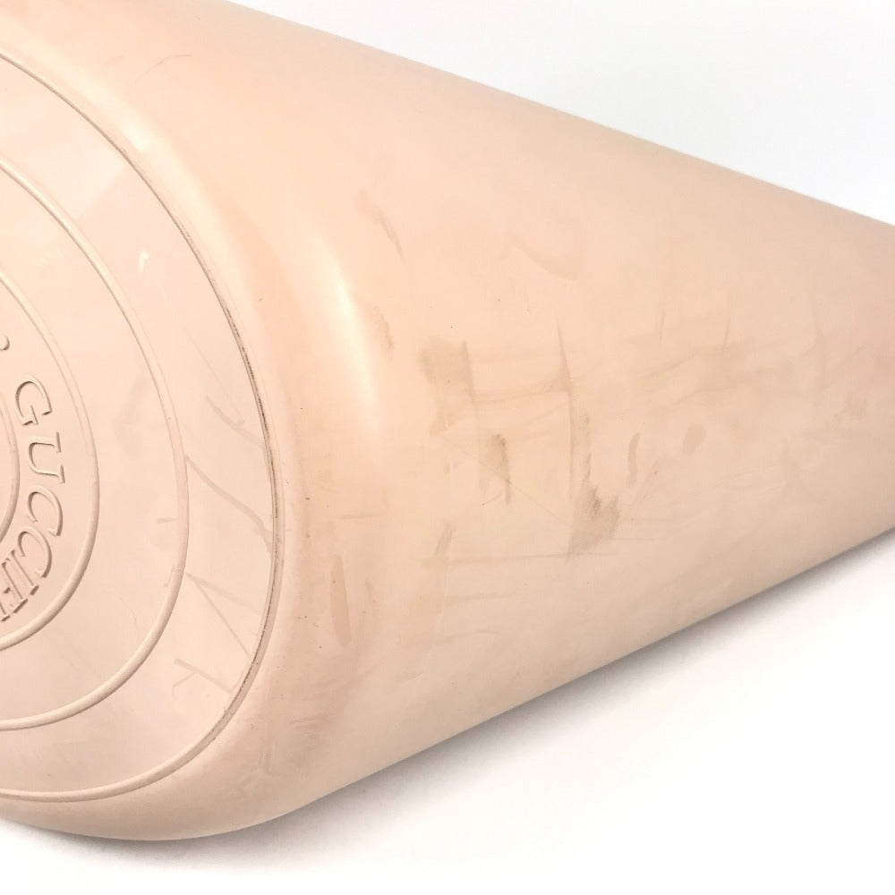 GUCCI 511261 バケツバッグ ロゴ ランドリーバッグ カバン ハンドバッグ ラバー レディース ベージュ