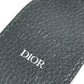 Dior CD ロゴ バッグチャーム　キーリング キーホルダー レザー レディース ブラック