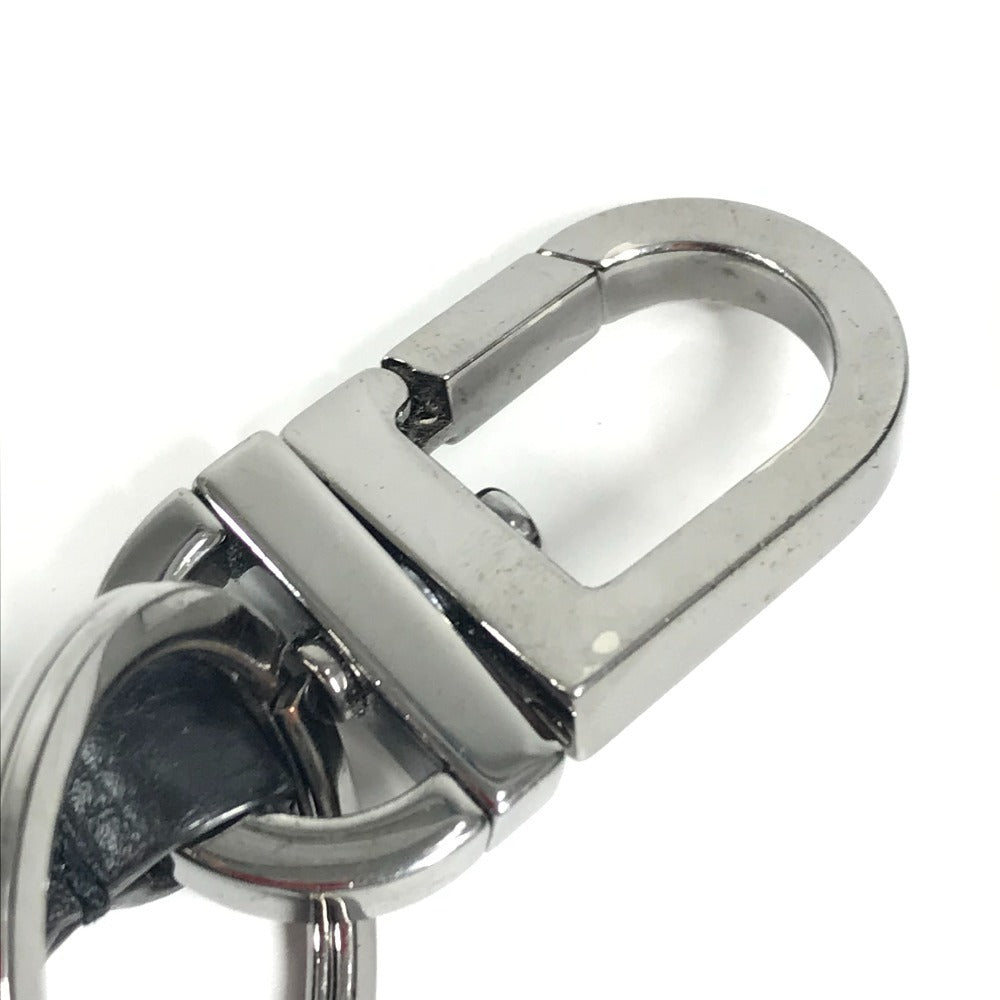 Dior CD ロゴ バッグチャーム　キーリング キーホルダー レザー レディース ブラック