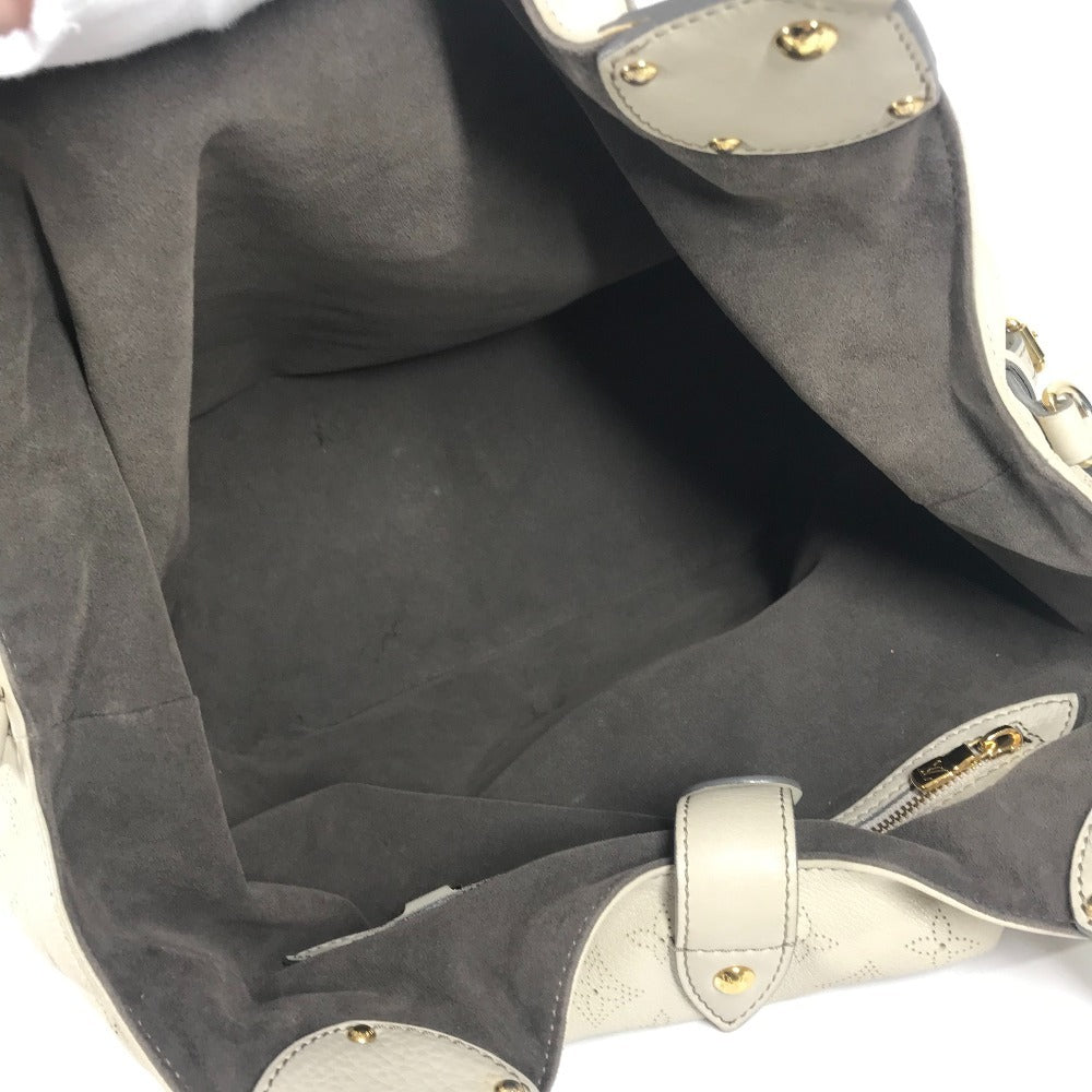 LOUIS VUITTON M93819 モノグラムマヒナ マヒナL カバン トートバッグ 肩掛け ショルダーバッグ モノグラムマヒナレザー レディース オパール ホワイト系