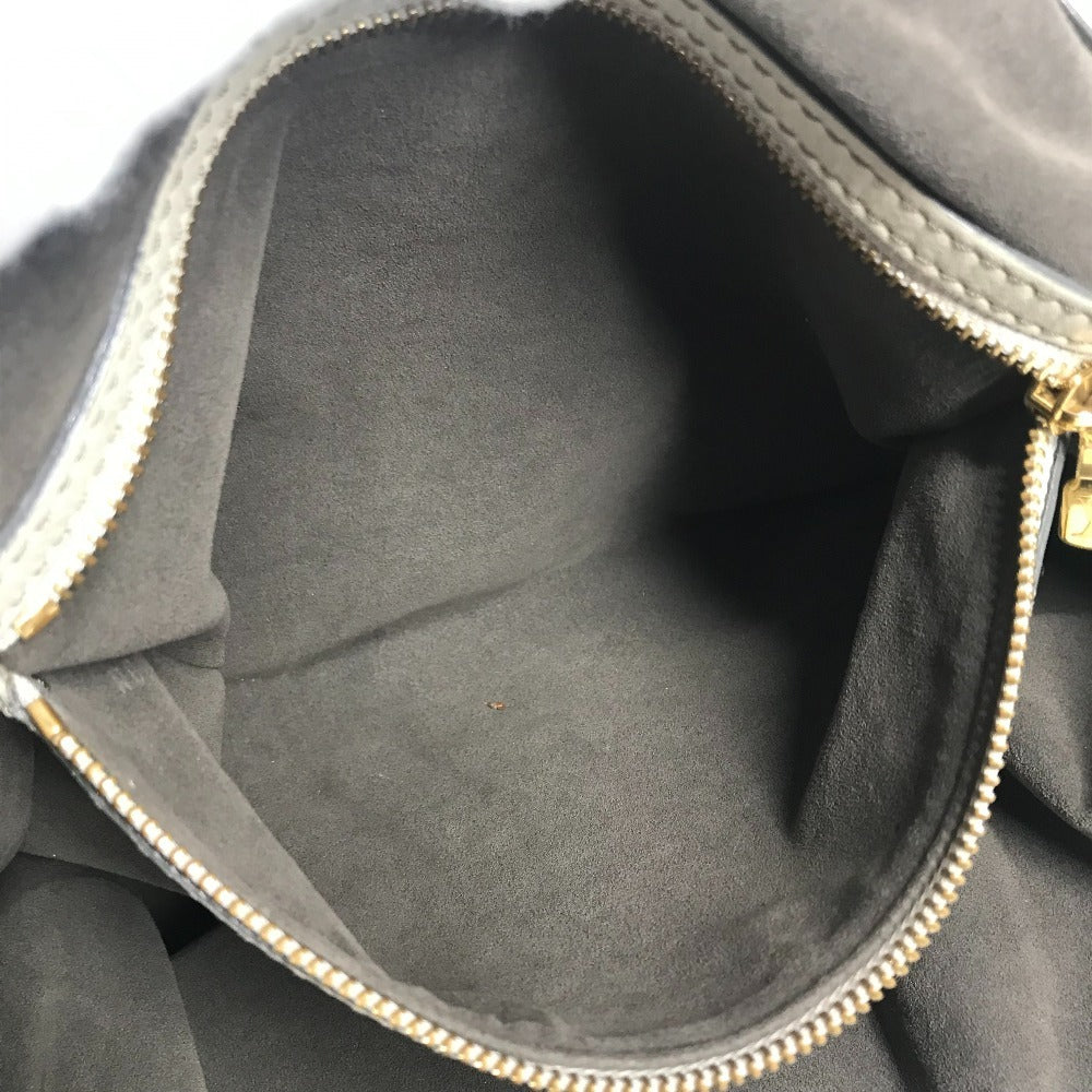 LOUIS VUITTON M93819 モノグラムマヒナ マヒナL カバン トートバッグ 肩掛け ショルダーバッグ モノグラムマヒナレザー レディース オパール ホワイト系