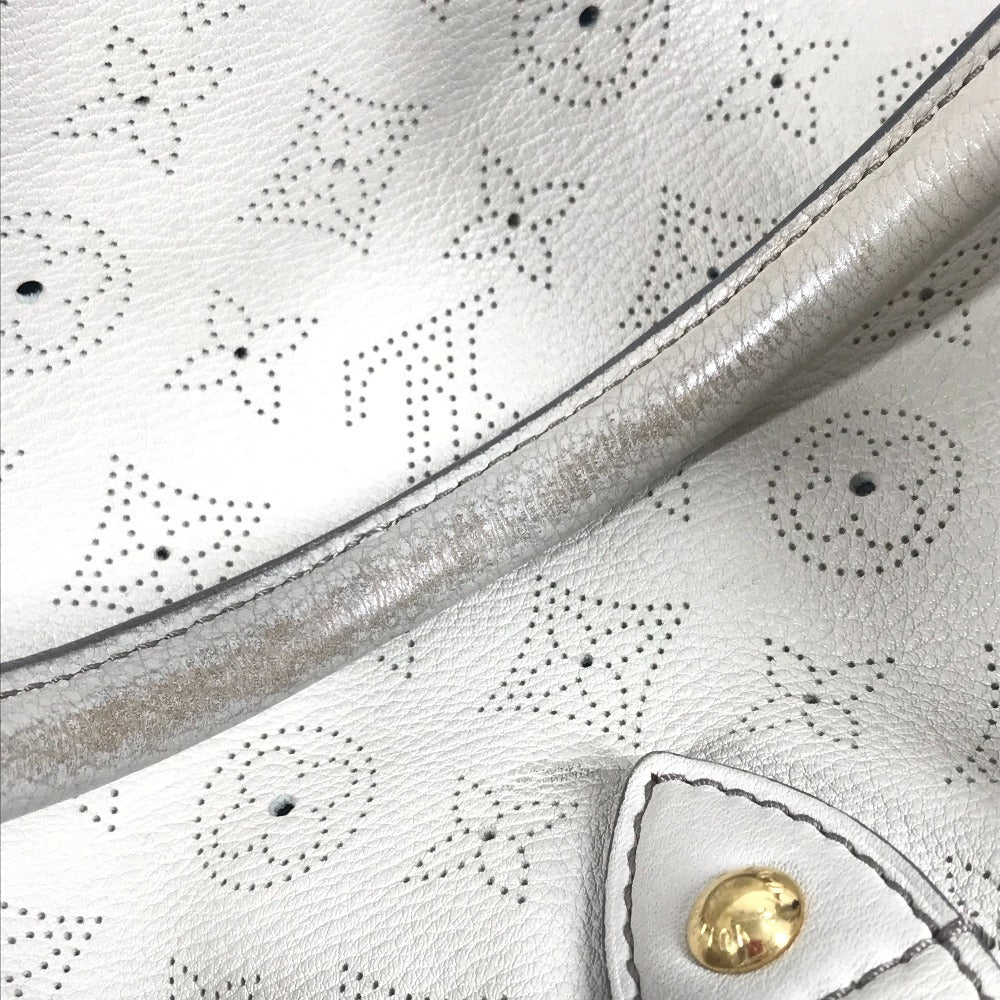 LOUIS VUITTON M93819 モノグラムマヒナ マヒナL カバン トートバッグ 肩掛け ショルダーバッグ モノグラムマヒナレザー レディース オパール ホワイト系
