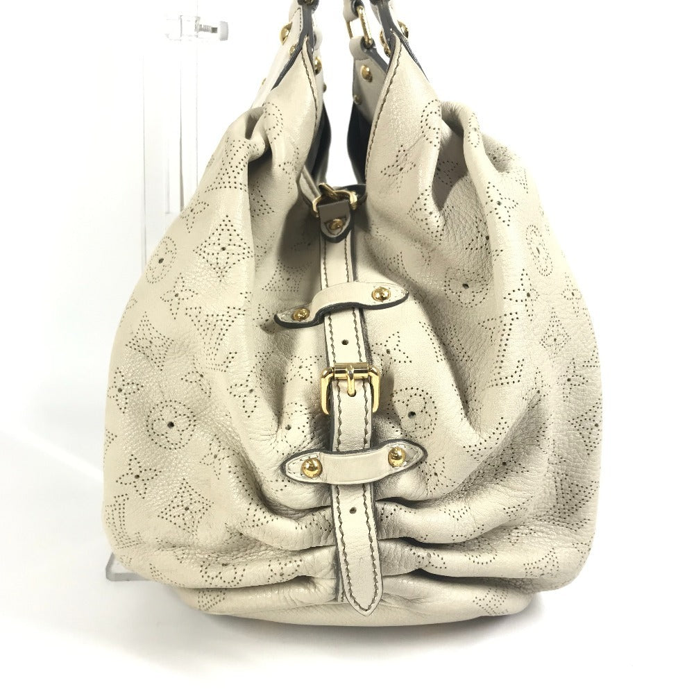 LOUIS VUITTON M93819 モノグラムマヒナ マヒナL カバン トートバッグ 肩掛け ショルダーバッグ モノグラムマヒナレザー レディース オパール ホワイト系