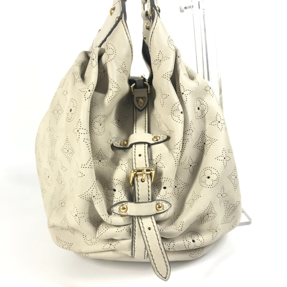 LOUIS VUITTON M93819 モノグラムマヒナ マヒナL カバン トートバッグ 肩掛け ショルダーバッグ モノグラムマヒナレザー レディース オパール ホワイト系