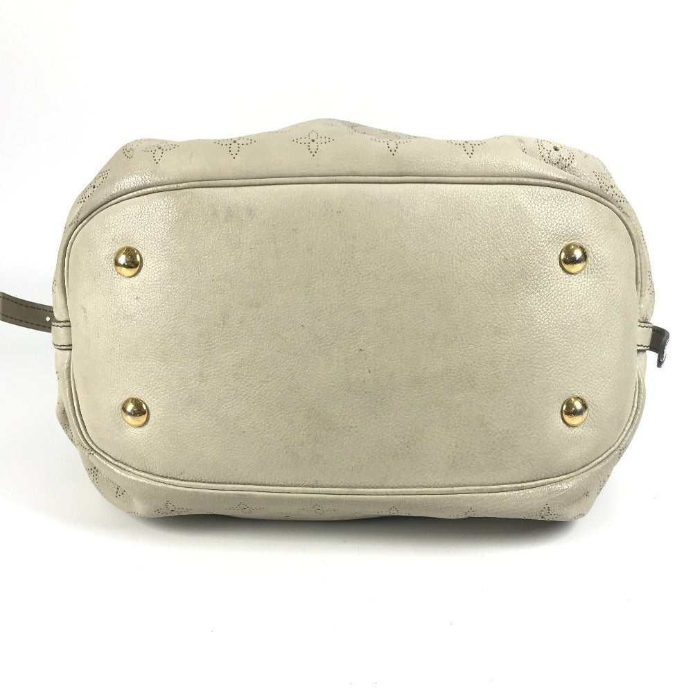 LOUIS VUITTON M93819 モノグラムマヒナ マヒナL カバン トートバッグ 肩掛け ショルダーバッグ モノグラムマヒナレザー レディース オパール ホワイト系