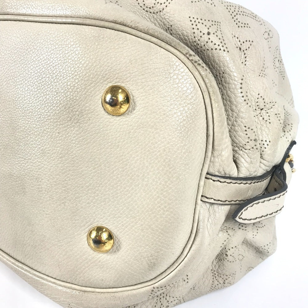 LOUIS VUITTON M93819 モノグラムマヒナ マヒナL カバン トートバッグ 肩掛け ショルダーバッグ モノグラムマヒナレザー レディース オパール ホワイト系