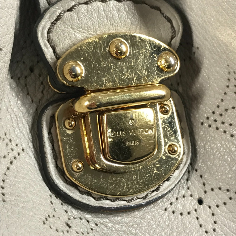 LOUIS VUITTON M93819 モノグラムマヒナ マヒナL カバン トートバッグ 肩掛け ショルダーバッグ モノグラムマヒナレザー レディース オパール ホワイト系