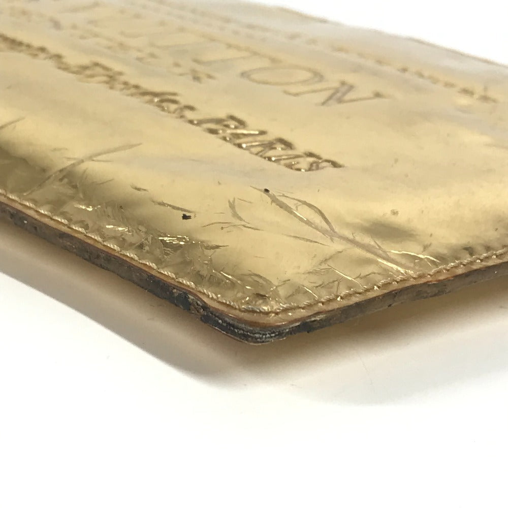 LOUIS VUITTON M95278 モノグラムミロワール ポシェット プラット ポーチ ショルダーバッグ クラッチバッグ 2WAYバッグ ハンドバッグ レザー ユニセックス ゴールド