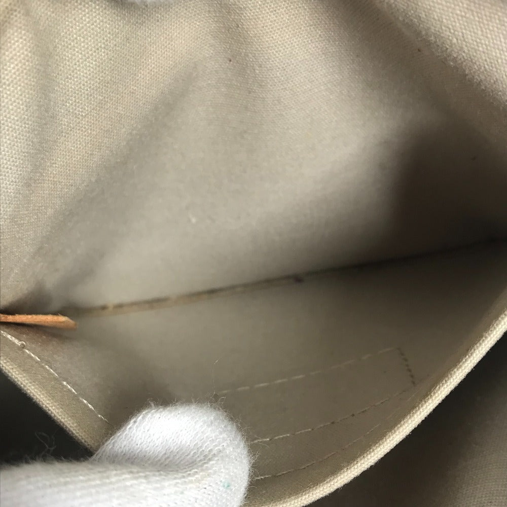 LOUIS VUITTON M95278 モノグラムミロワール ポシェット プラット ポーチ ショルダーバッグ クラッチバッグ 2WAYバッグ ハンドバッグ レザー ユニセックス ゴールド