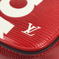 LOUIS VUITTON M53434 エピシュプリーム Supreme コラボ ダヌーブPPM カバン 斜め掛け ポシェット ショルダーバッグ エピレザー ユニセックス レッド