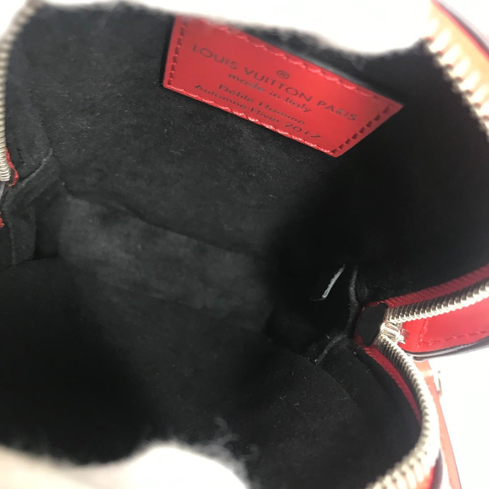 LOUIS VUITTON M53434 エピシュプリーム Supreme コラボ ダヌーブPPM カバン 斜め掛け ポシェット ショルダーバッグ エピレザー ユニセックス レッド