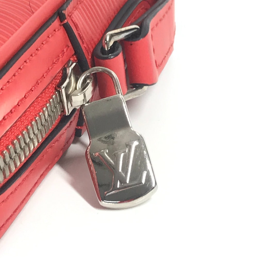 LOUIS VUITTON M53434 エピシュプリーム Supreme コラボ ダヌーブPPM カバン 斜め掛け ポシェット ショルダーバッグ エピレザー ユニセックス レッド