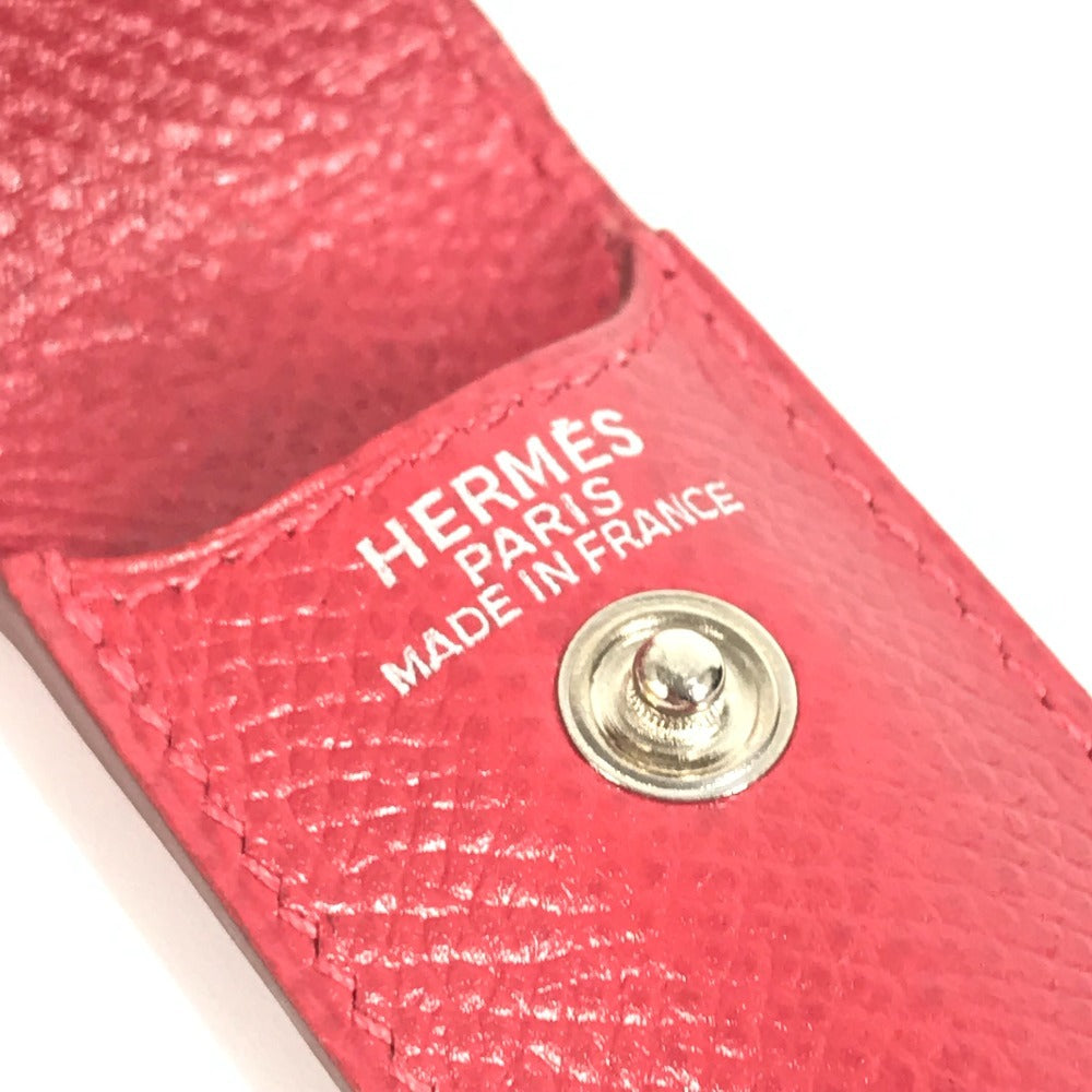 HERMES ヴィンテージ ホイッスル 笛 インテリア チェーン 雑貨 メタル ユニセックス レッド