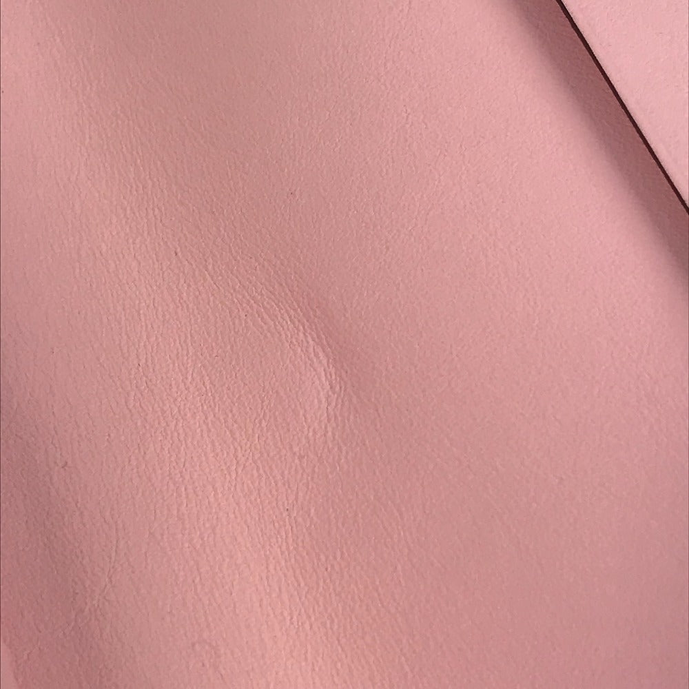 HERMES ノートパッド 《EAジップ》 PM ノート メモ帳 ケース ステーショナリー 手帳 ノートカバー レザー ユニセックス ローズサクラ ピンク