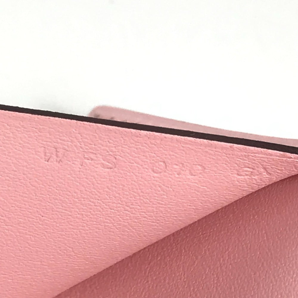 HERMES ノートパッド 《EAジップ》 PM ノート メモ帳 ケース ステーショナリー 手帳 ノートカバー レザー ユニセックス ローズサクラ ピンク