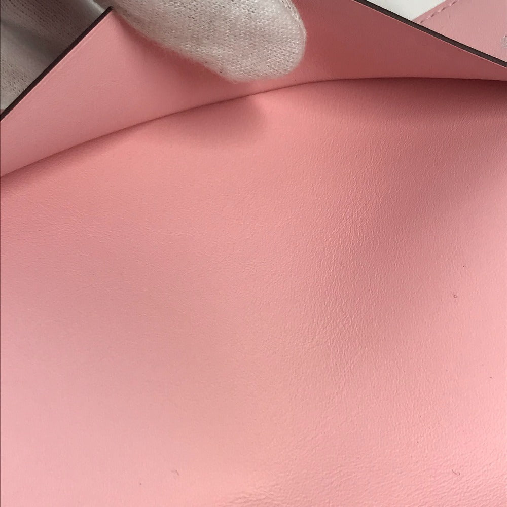 HERMES ノートパッド 《EAジップ》 PM ノート メモ帳 ケース ステーショナリー 手帳 ノートカバー レザー ユニセックス ローズサクラ ピンク