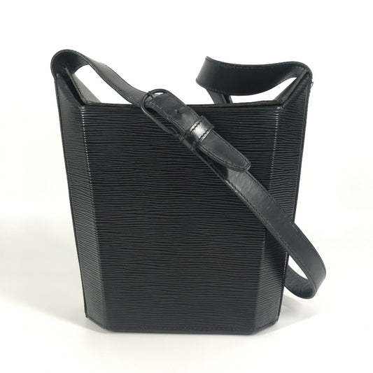 LOUIS VUITTON M80161 エピ サックソウ カバン ばけつ 肩掛け バケツ ショルダーバッグ エピレザー レディース ノワール ブラック
