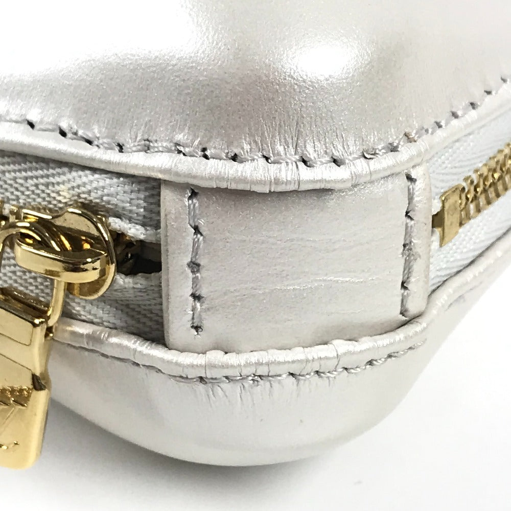 LOUIS VUITTON M92508 バイザプール シェル コインパース 財布 小銭入れ キーホルダー チェーン　チャーム コインケース レザー レディース シェーデッドブルー ホワイト系