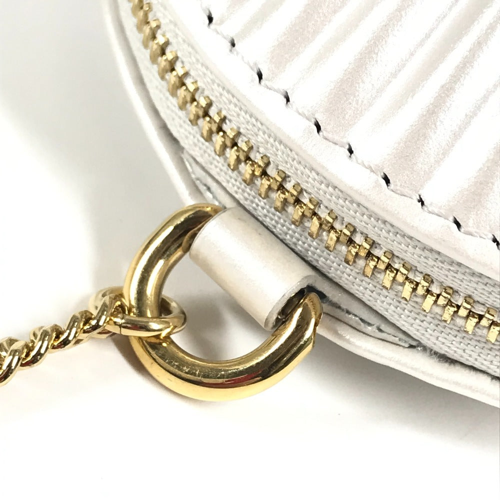 LOUIS VUITTON M92508 バイザプール シェル コインパース 財布 小銭入れ キーホルダー チェーン　チャーム コインケース レザー レディース シェーデッドブルー ホワイト系