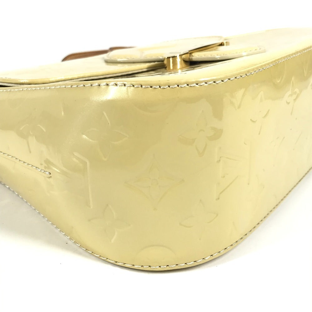 LOUIS VUITTON M91731 モノグラムヴェルニ ベルフラワーPM ベルフラワー PM カバン 斜め掛け フラップ ショルダーバッグ モノグラムヴェルニ レディース ジョーヌパッション イエロー