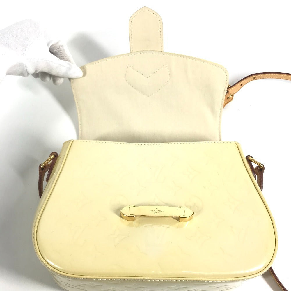 LOUIS VUITTON M91731 モノグラムヴェルニ ベルフラワーPM ベルフラワー PM カバン 斜め掛け フラップ ショルダーバッグ モノグラムヴェルニ レディース ジョーヌパッション イエロー