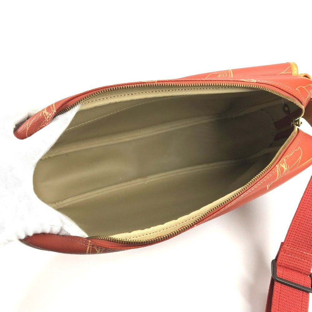 LOUIS VUITTON M80028 LVCUP ルイヴィトンカップ カルヴィ カバン 斜め掛け フラップ メッセンジャーバッグ ショルダーバッグ レザー/キャンバス ユニセックス アボガニー ブラウン