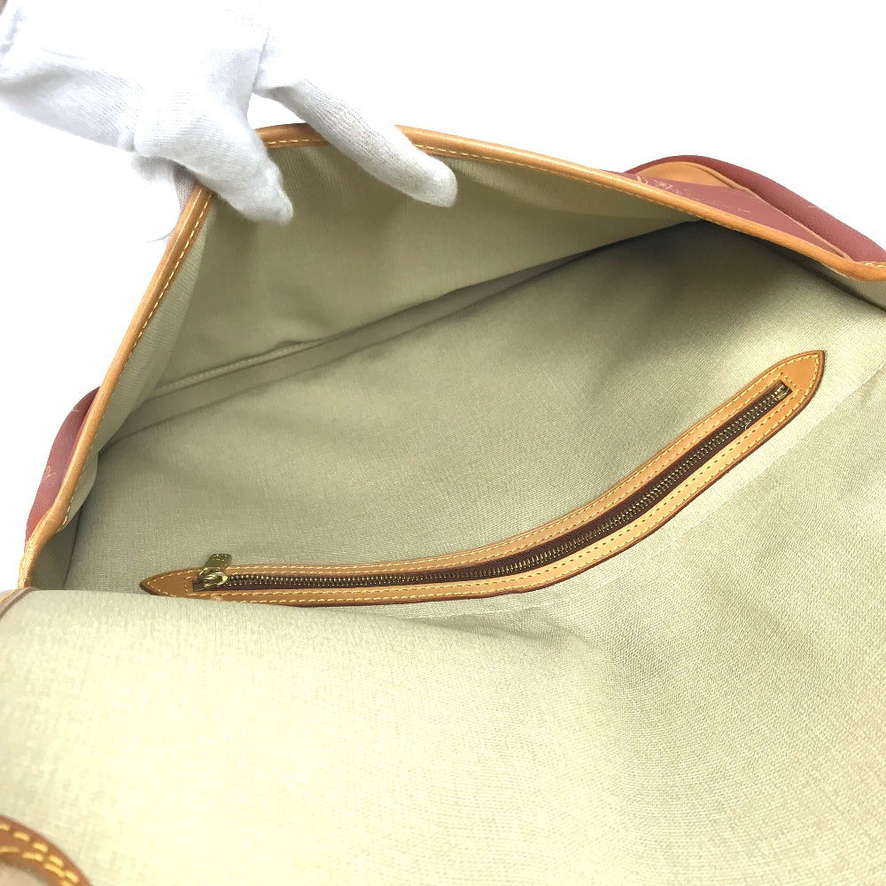 LOUIS VUITTON M80028 LVCUP ルイヴィトンカップ カルヴィ カバン 斜め掛け フラップ メッセンジャーバッグ ショルダーバッグ レザー/キャンバス ユニセックス アボガニー ブラウン