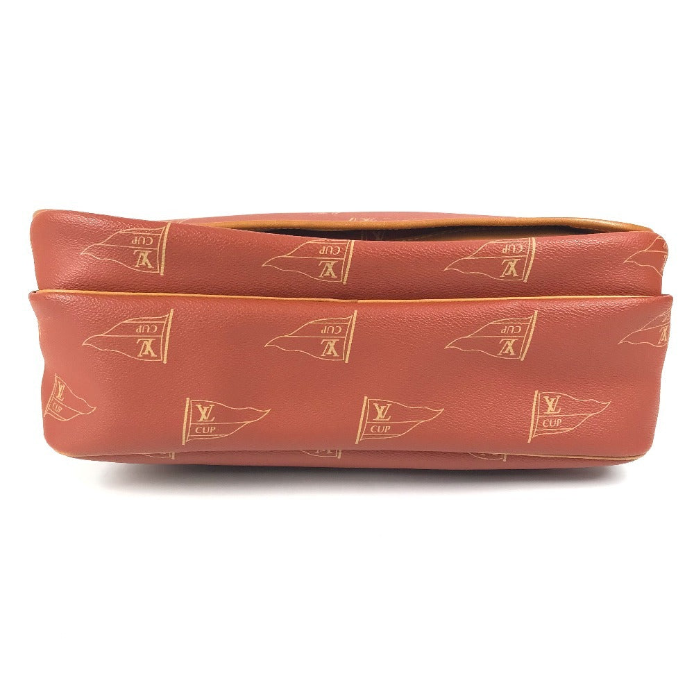 LOUIS VUITTON M80028 LVCUP ルイヴィトンカップ カルヴィ カバン 斜め掛け フラップ メッセンジャーバッグ ショルダーバッグ レザー/キャンバス ユニセックス アボガニー ブラウン