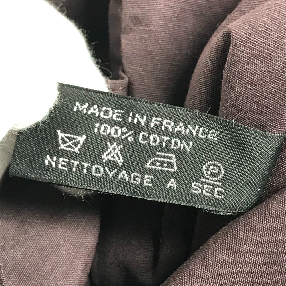 HERMES フールトゥ カバン ポーチ バッグ セカンドバッグ クラッチバッグ コットン ユニセックス ワインレッド