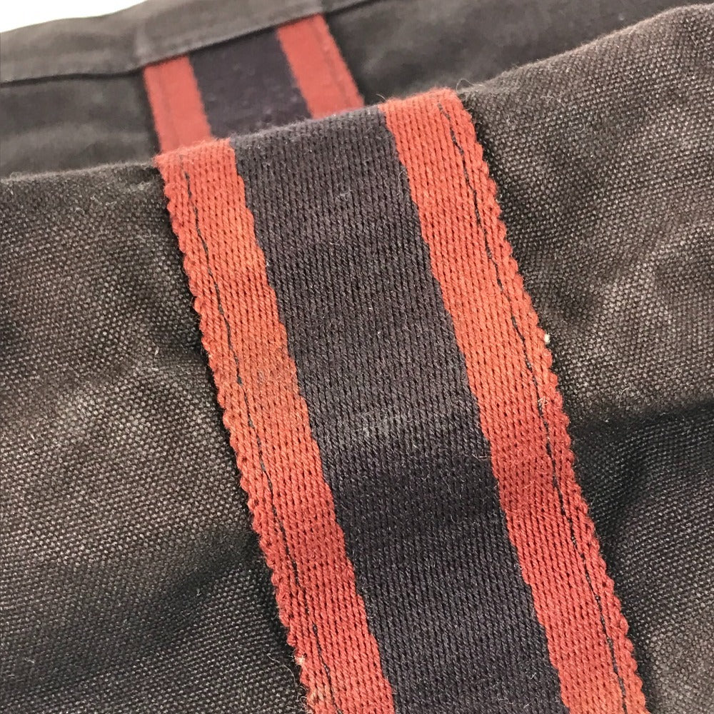 HERMES フールトゥ カバン ポーチ バッグ セカンドバッグ クラッチバッグ コットン ユニセックス ワインレッド