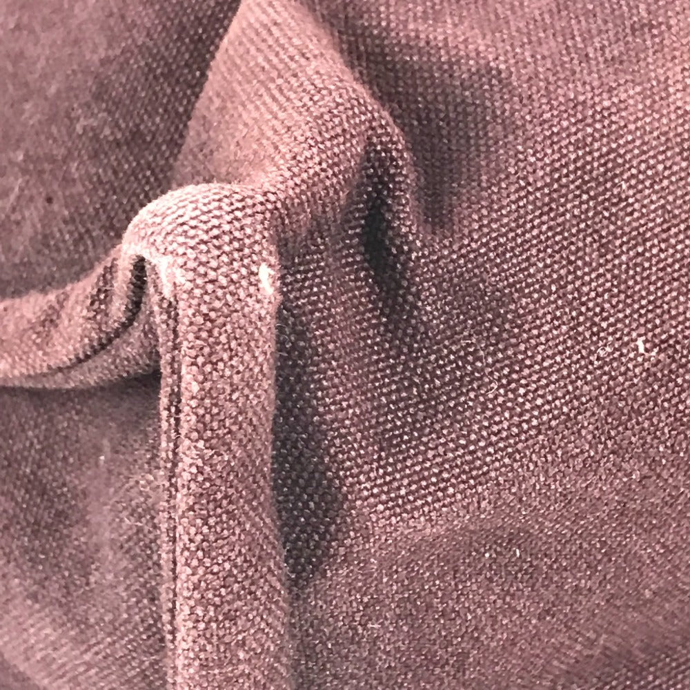 HERMES フールトゥ カバン ポーチ バッグ セカンドバッグ クラッチバッグ コットン ユニセックス ワインレッド