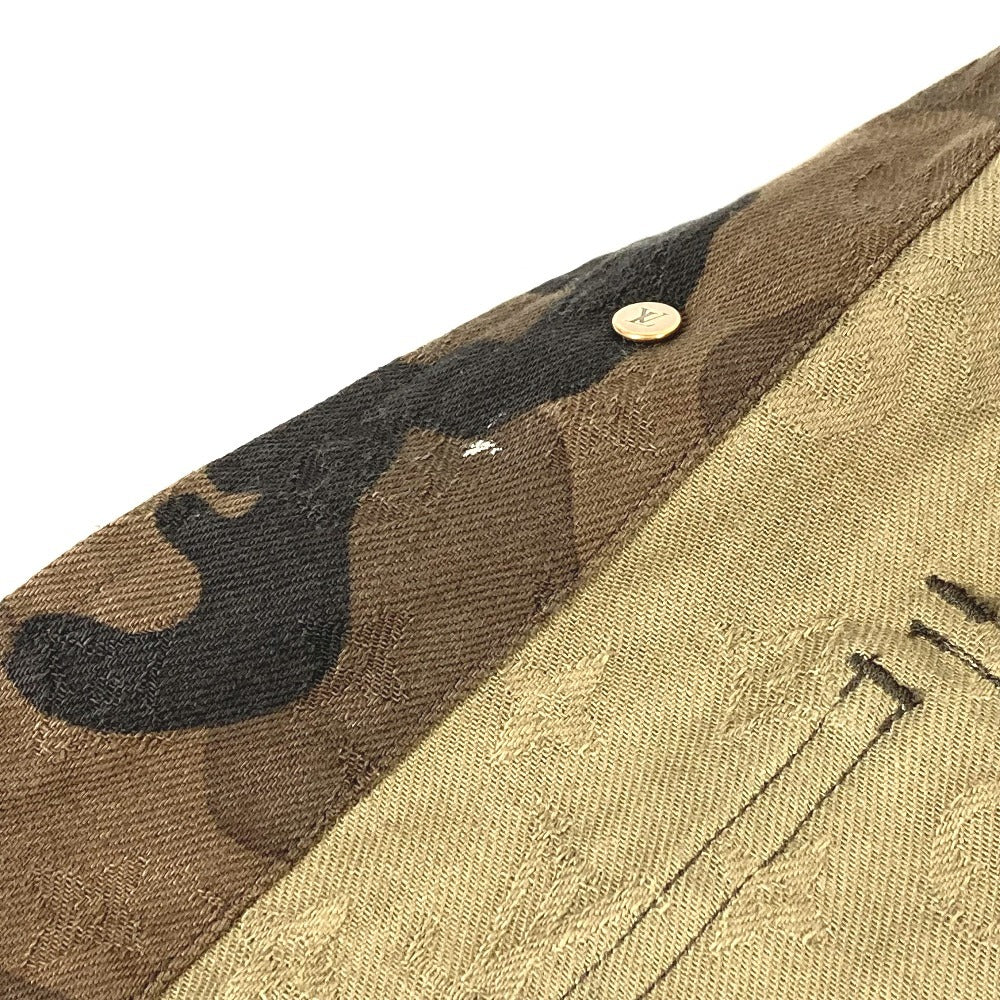 LOUIS VUITTON 不明 SUPREME シュプリーム カモフラージュ 迷彩 デニムトラッカー ショート アウター 長袖 ジャケット アパレル デニム コラボ ジャケット コットン メンズ グリーン