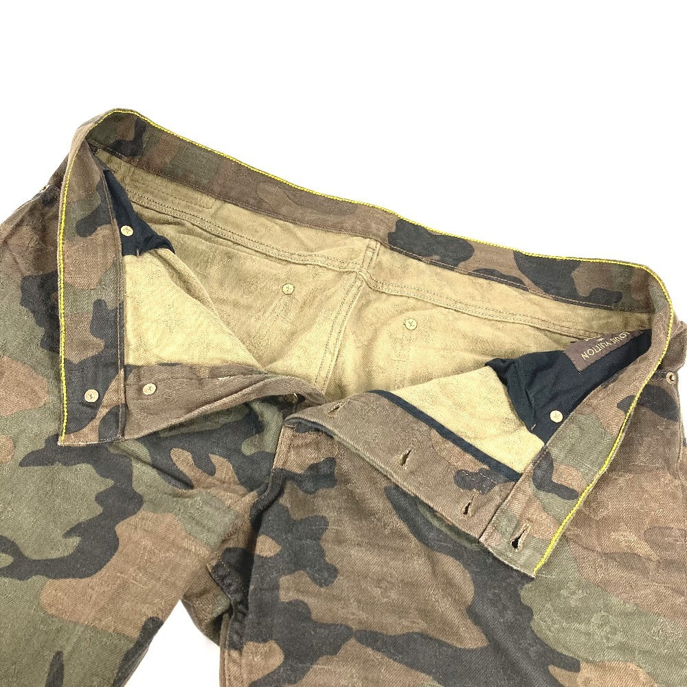 LOUIS VUITTON 不明 SUPREME シュプリーム カモフラージュ 迷彩 デニムトラッカー アパレル ズボン 長 カーゴパンツ ロングパンツ デニムパンツ コットン メンズ グリーン