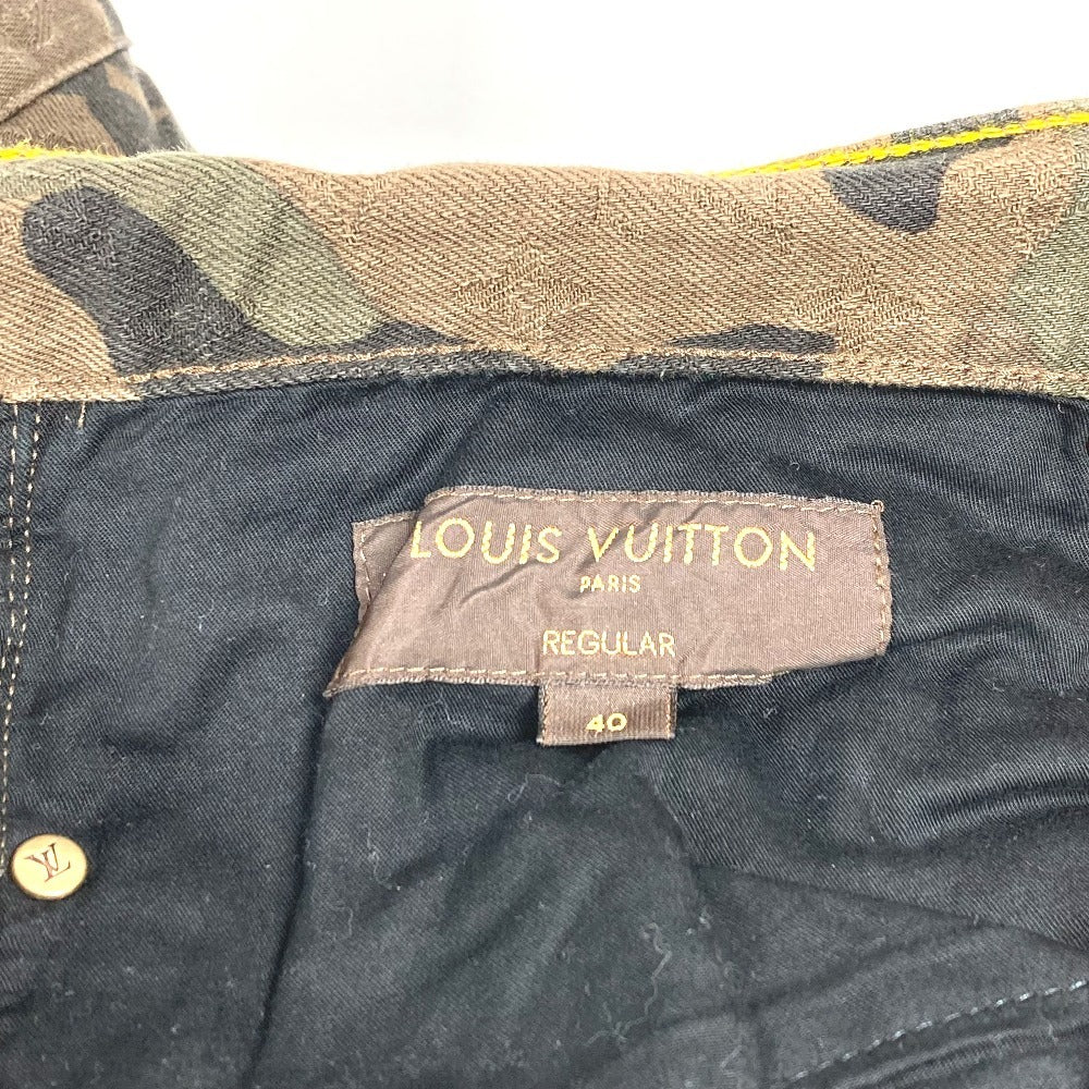LOUIS VUITTON 不明 SUPREME シュプリーム カモフラージュ 迷彩 デニムトラッカー アパレル ズボン 長 カーゴパンツ ロングパンツ デニムパンツ コットン メンズ グリーン