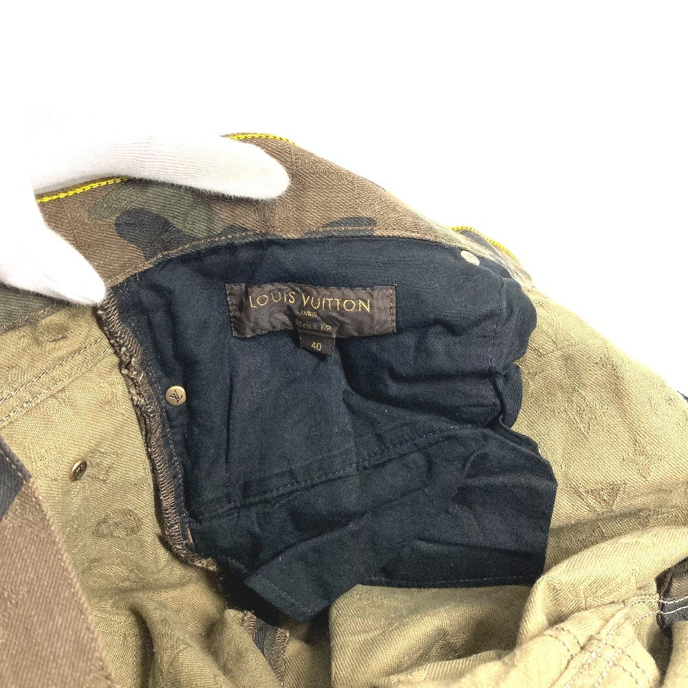 LOUIS VUITTON 不明 SUPREME シュプリーム カモフラージュ 迷彩 デニムトラッカー アパレル ズボン 長 カーゴパンツ ロングパンツ デニムパンツ コットン メンズ グリーン