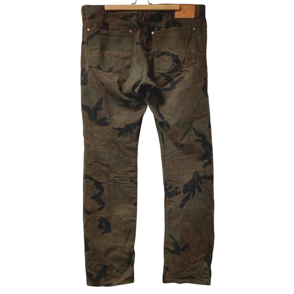 LOUIS VUITTON 不明 SUPREME シュプリーム カモフラージュ 迷彩 デニムトラッカー アパレル ズボン 長 カーゴパンツ ロングパンツ デニムパンツ コットン メンズ グリーン