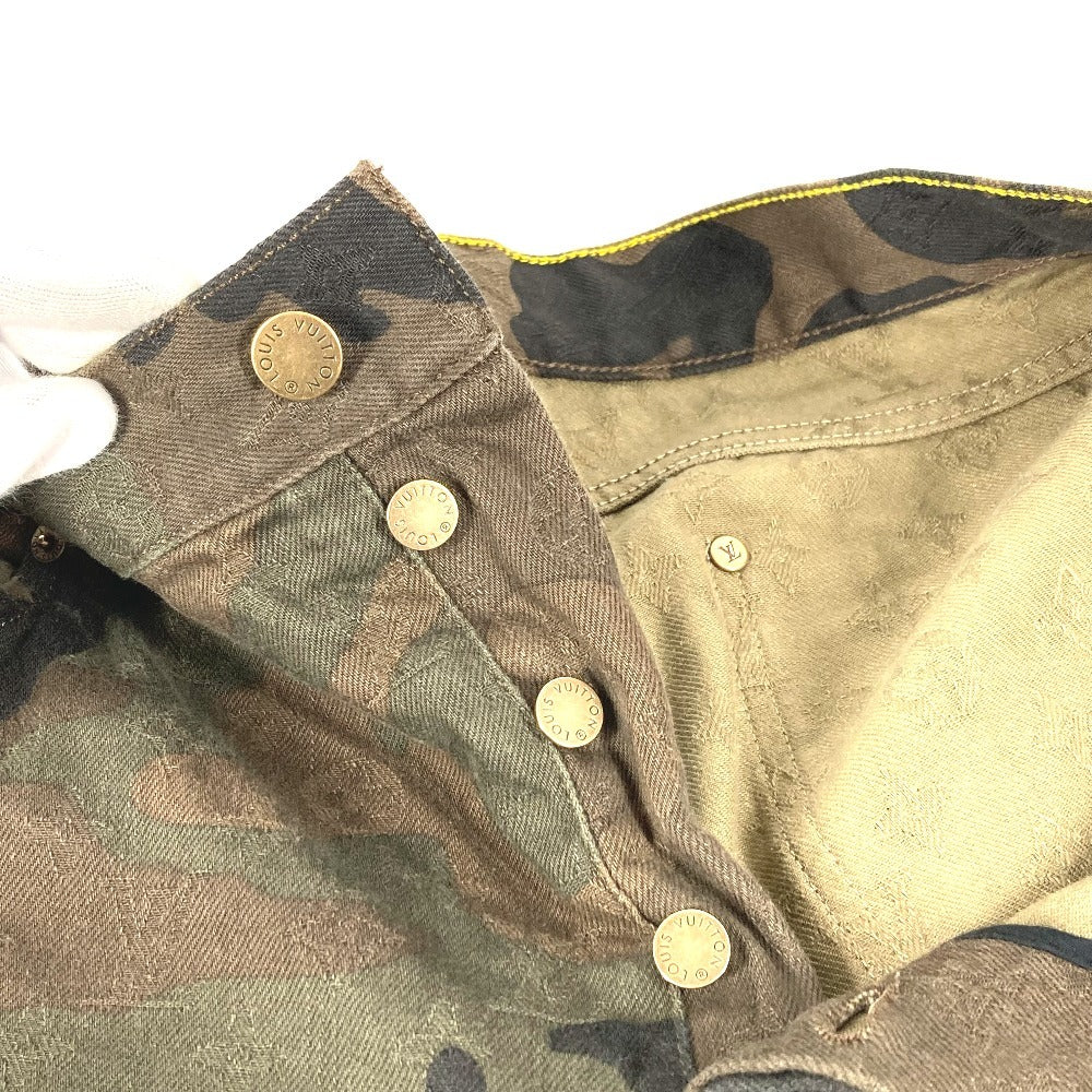LOUIS VUITTON 不明 SUPREME シュプリーム カモフラージュ 迷彩 デニムトラッカー アパレル ズボン 長 カーゴパンツ ロングパンツ デニムパンツ コットン メンズ グリーン