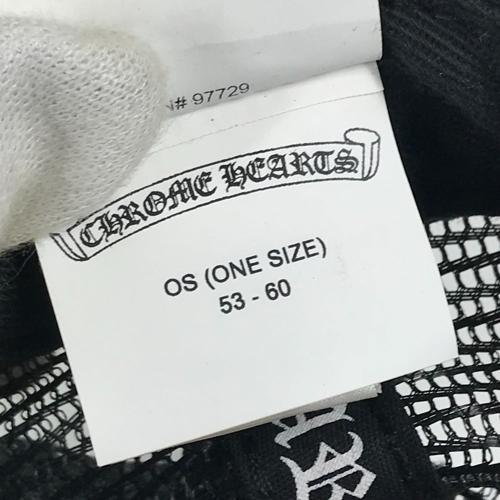 CHROME HEARTS 帽子 キャップ帽 ベースボール MATTYBOY CHOMPER TRUCKER CAP マッティボーイ チョンパー トラッカー 帽子 キャップ コットン メンズ ブラック