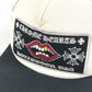 CHROME HEARTS 帽子 キャップ帽 ベースボール MATTYBOY CHOMPER TRUCKER CAP マッティボーイ チョンパー トラッカー 帽子 キャップ コットン メンズ ブラック