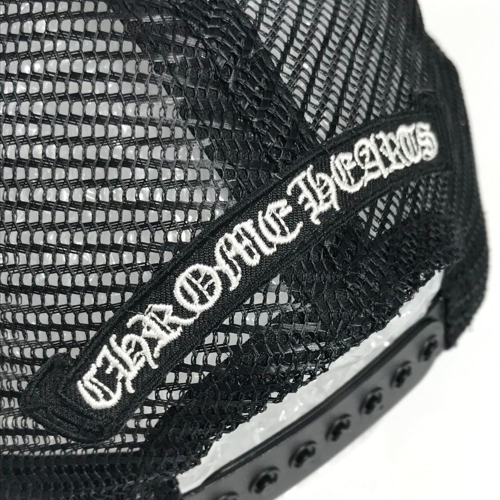 CHROME HEARTS 帽子 キャップ帽 ベースボール MATTYBOY CHOMPER TRUCKER CAP マッティボーイ チョンパー トラッカー 帽子 キャップ コットン メンズ ブラック