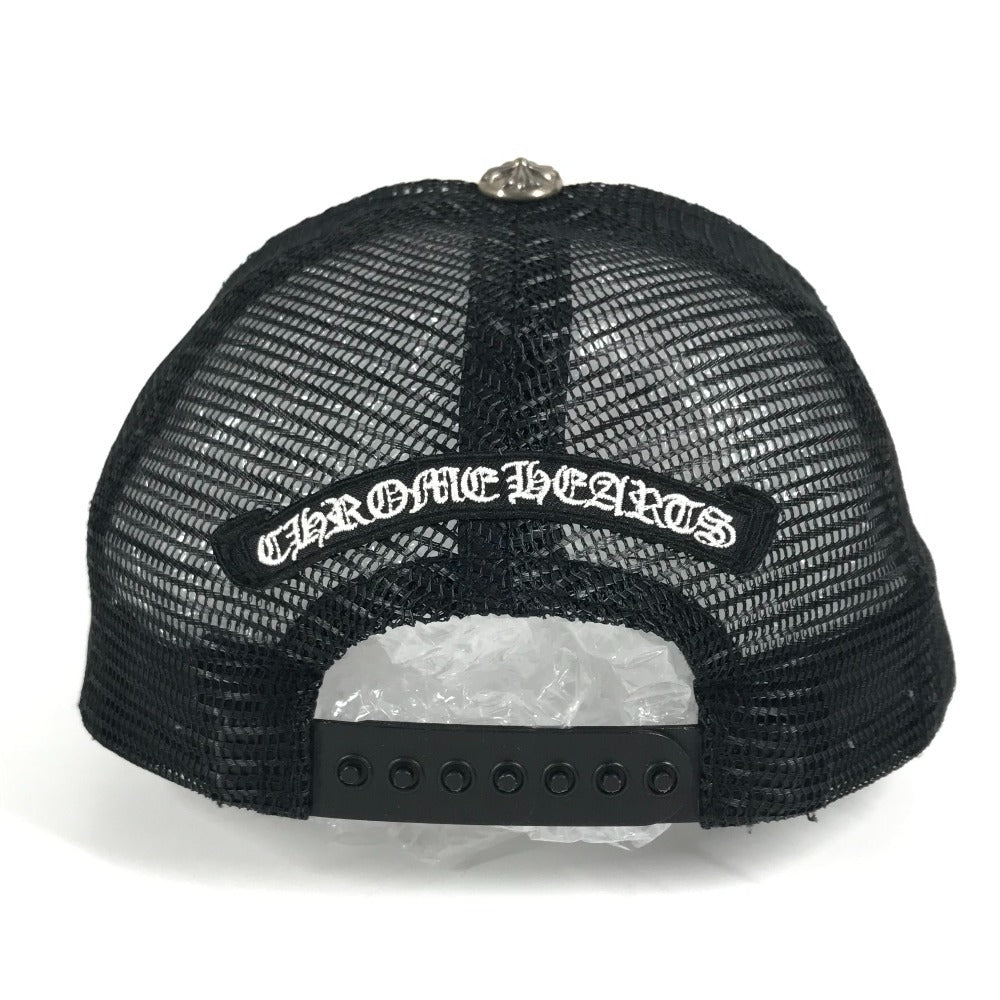 CHROME HEARTS 帽子 キャップ帽 ベースボール MATTYBOY CHOMPER TRUCKER CAP マッティボーイ チョンパー トラッカー 帽子 キャップ コットン メンズ ブラック