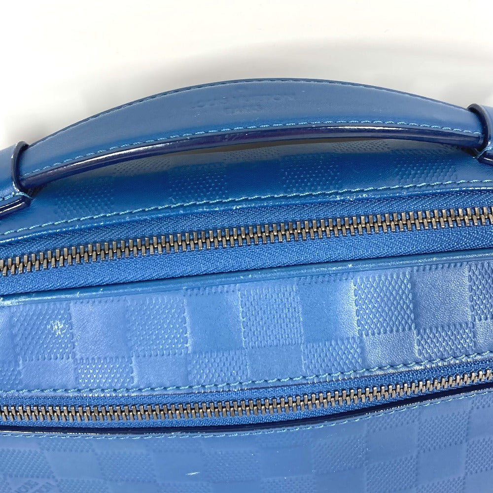 LOUIS VUITTON N41354 ダミエアンフィニ アンブレール カバン ショルダーバッグ ベルトバッグ クロス ボディバッグ ダミエアンフィニレザー ユニセックス ブルー