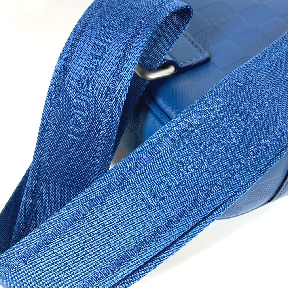 LOUIS VUITTON N41354 ダミエアンフィニ アンブレール カバン ショルダーバッグ ベルトバッグ クロス ボディバッグ ダミエアンフィニレザー ユニセックス ブルー