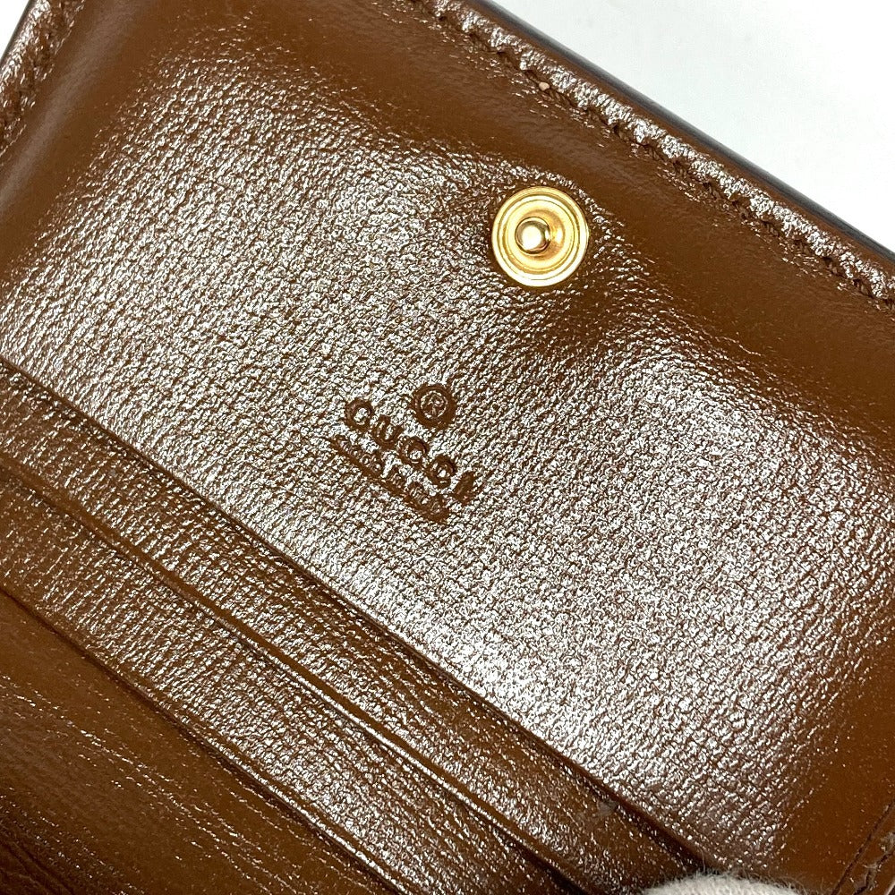 GUCCI 648848 GGスプリーム ハート ロゴ コンパクトウォレット 2つ折り財布 GGスプリームキャンバス ユニセックス ベージュ