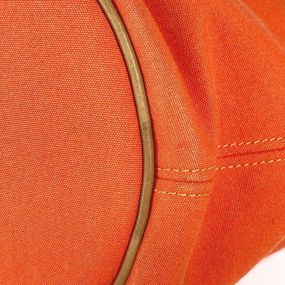 HERMES ポーチ付き ビッグバッグ ボストンバッグ パニエドプラージュGM パニエドプラージュ GM カバン トートバッグ ショルダーバッグ 肩掛け ハンドバッグ コットン ユニセックス オレンジ